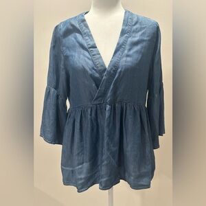 Laurie Felt Women’s Blue Blouse Size Xs